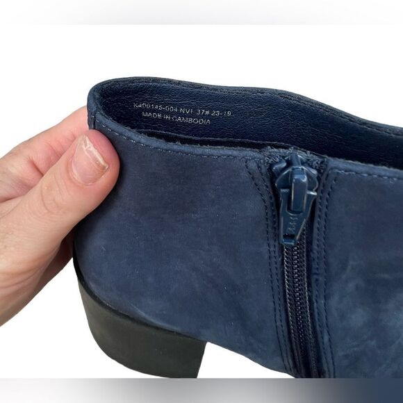 Camper | Lotta Ankle Boots Navy Nubuck Leather 37 - Picture 8 of 9